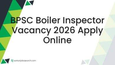 BPSC Boiler Inspector Vacancy 2026 Apply Online