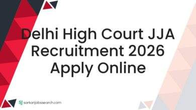 Delhi High Court JJA Recruitment 2026 Apply Online