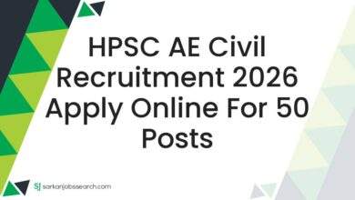 HPSC AE Civil Recruitment 2026 Apply Online For 50 Posts