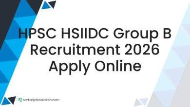 HPSC HSIIDC Group B Recruitment 2026 Apply Online