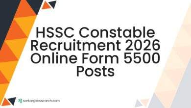 HSSC Constable Recruitment 2026 Online Form 5500 Posts 7 HSSC Constable Recruitment 2026 Online Form 5500 Posts
