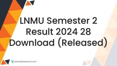 LNMU Semester 2 Result 2024 28 Download (Released)
