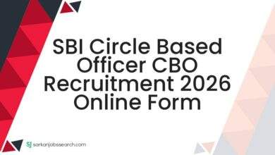 SBI Circle Based Officer CBO Recruitment 2026 Online Form 7 SBI Circle Based Officer CBO Recruitment 2026 Online Form