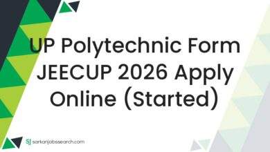 UP Polytechnic Form JEECUP 2026 Apply Online (Started)