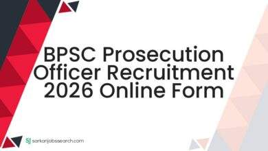 BPSC Prosecution Officer Recruitment 2026 Online Form