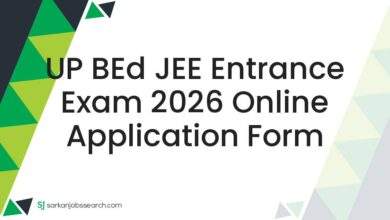 UP BEd JEE Entrance Exam 2026 Online Application Form
