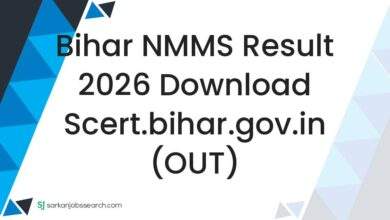 Bihar NMMS Result 2026 Download scert.bihar.gov.in (OUT)