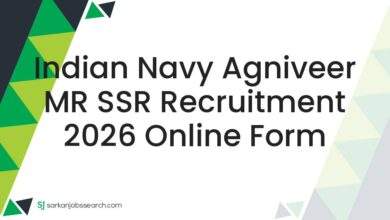 Indian Navy Agniveer MR SSR Recruitment 2026 Online Form