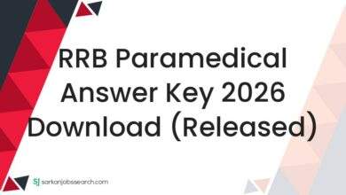 RRB Paramedical Answer Key 2026 Download (Released)