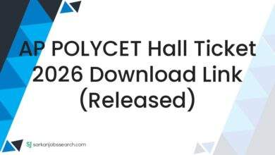 AP POLYCET Hall Ticket 2026 Download Link (Released)