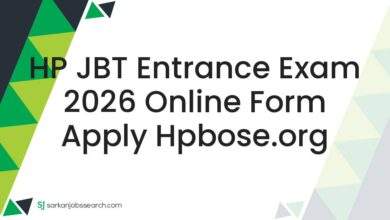HP JBT Entrance Exam 2026 Online Form Apply hpbose.org 7 HP JBT Entrance Exam 2026 Online Form Apply hpbose.org