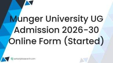 Munger University UG Admission 2026-30 Online Form (Started)