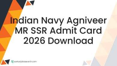 Indian Navy Agniveer MR SSR Admit Card 2026 Download