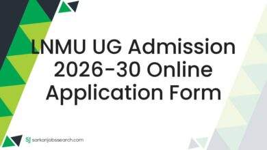 LNMU UG Admission 2026-30 Online Application Form 7 LNMU UG Admission 2026-30 Online Application Form