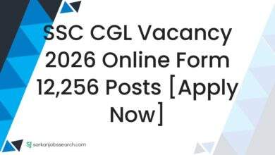 SSC CGL Vacancy 2026 Online Form 12,256 Posts [Apply Now]