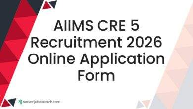 AIIMS CRE 5 Recruitment 2026 Online Application Form