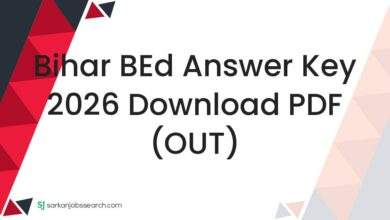 Bihar BEd Answer Key 2026 Download PDF (OUT)