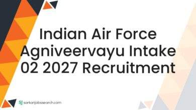 Indian Air Force Agniveervayu Intake 02 2027 Recruitment