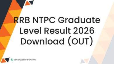 RRB NTPC Graduate Level Result 2026 Download (OUT)