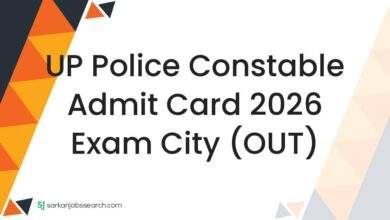UP Police Constable Admit Card 2026 Exam City (OUT) 7 UP Police Constable Admit Card 2026 Exam City (OUT)