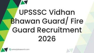 UPSSSC Vidhan Bhawan Guard/ Fire Guard Recruitment 2026 7 UPSSSC Vidhan Bhawan Guard/ Fire Guard Recruitment 2026