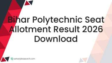 Bihar Polytechnic Seat Allotment Result 2026 Download