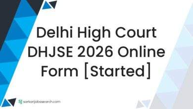 Delhi High Court DHJSE 2026 Online Form [Started]