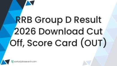 RRB Group D Result 2026 Download Cut Off, Score Card (OUT) 7 RRB Group D Result 2026 Download Cut Off, Score Card (OUT)