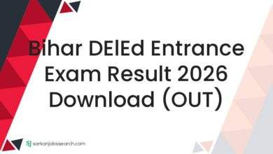 Bihar DElEd Entrance Exam Result 2026 Download (OUT)