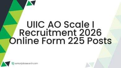 UIIC AO Scale I Recruitment 2026 Online Form 225 Posts 7 UIIC AO Scale I Recruitment 2026 Online Form 225 Posts