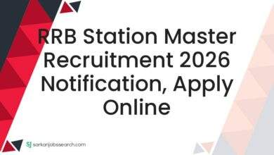 RRB Station Master Recruitment 2026 Notification, Apply Online 7 RRB Station Master Recruitment 2026 Notification, Apply Online