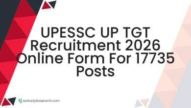UPESSC UP TGT Recruitment 2026 Online Form For 17735 Posts